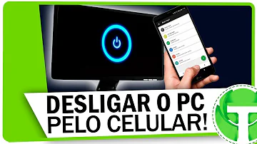 Tem como desligar o computador pelo celular?