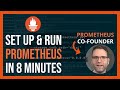 Getting started with prometheus  minimal setup download config  run