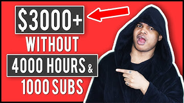 How To Monetize Your YouTube Channel From Day 1 (WITHOUT Adsense, 4000 Watch Hours OR 1000 Subs)