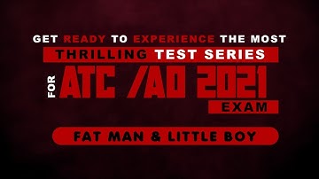 Full TEST SERIES ATC/AO 2021 II LIVE LAUNCHING on 12th MARCH @10PM I Project Udaan