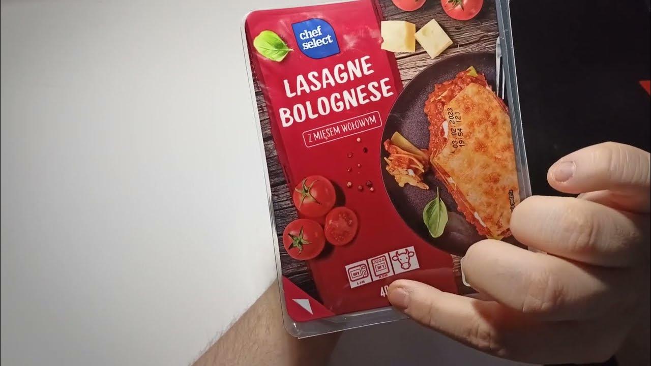 Test żarcia dla leniwych grubasów - Lasagne Bolognese z Lidla CHEF SELECT -  YouTube