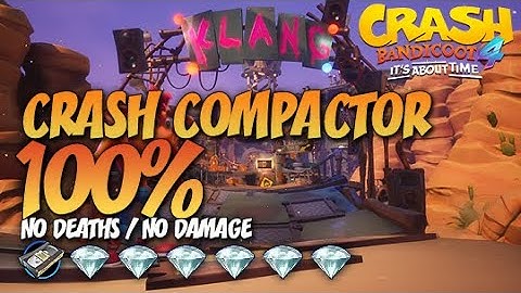 Crash Bandicoot 4: Crash Compactor 100% Run - All Gems Guide (No Deaths / No Damage)