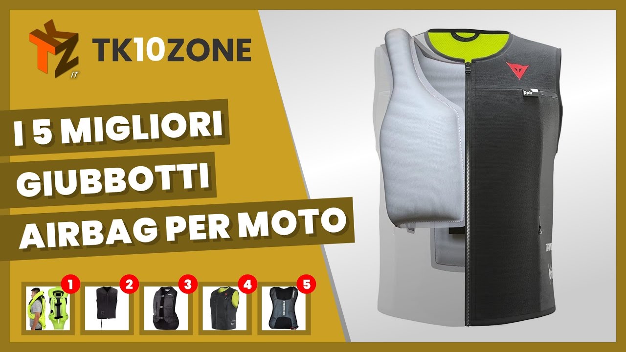 I 5 migliori giubbotti airbag per moto 