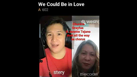 We Could Be In Love Chuckie Dreyfus (Singer/ Actor) & Janette Tejano duet all the way sa chorus