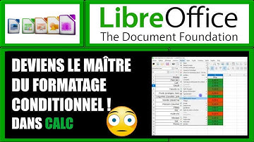 créer un formatage conditionnel ou échelle des couleurs dans le format de LibreOffice Calc