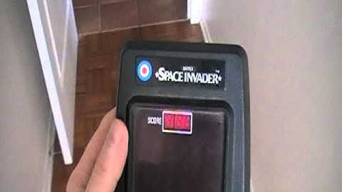 Space Invaders Hand Held game from the 1980