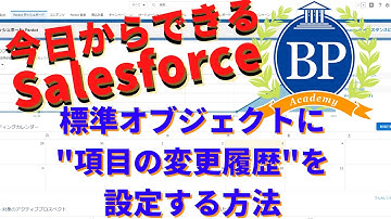 【今日からできるSalesforce】標準オブジェクトに”項目の変更履歴”を設定する方法