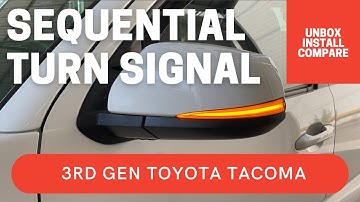 Transform Your Tacoma with Blackout Sequential Turn Signal Mod!