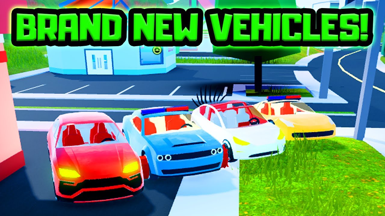 All New Vehicles In Roblox Jailbreak New Update Youtube - new roblox jailbreak vehicles youtube