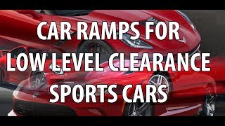 Which car ramps to use for low level clearance sport cars like audi
r8, corvette, ferrari, porsche & viper i am going show you how the
pr...