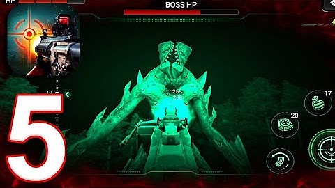 Zombie Hunter D Day2 - Chapter 5 + Boss Fight - Gameplay Walkthrough, (iOS, Android) | Part 05