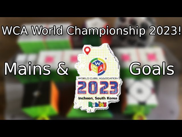 Rubik's WCA World Championship 2023 in Incheon, Republic Of Korea 