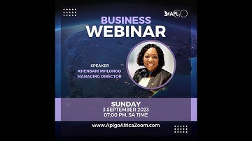 APLGO BOP African Leader - Khensani Mhlongo!!! 03.09.2023!!