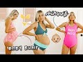 TRYING ON MATERNITY SWIMSUITS 9 MONTHS PREGNANT! | Aspyn Ovard