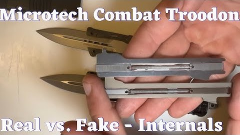 Microtech Combat Troodon: $530 Real vs. $45 HiFinder Clone Pt. 2 - Internals