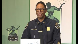 Detroit officials announce 2025 year-end crime stats