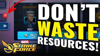 AVOID THESE SCAMS! Best Purchases for ALL STORES in Marvel Strike Force | War, Crucible & More