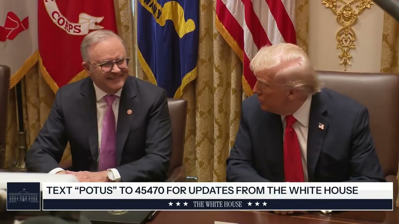 Remarks: Donald Trump Holds a Bilateral Lunch with Anthony Albanese of Australia  - October 20, 2025