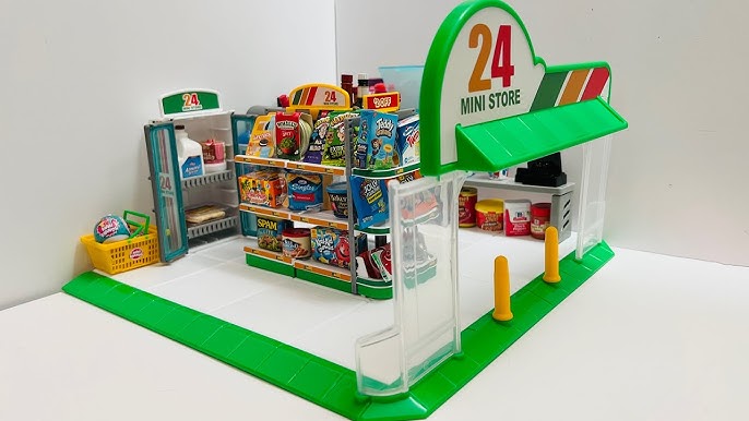 5 Surprise Mini Brands Electronic Mini Mart with 4 Mystery Mini Brands  Playset by ZURU 