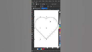 How to create heart in CorelDraw all versions 2023