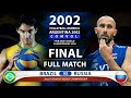 BRAZIL vs. RUSSIA | FINAL - Men&#39;s World Championship 2002