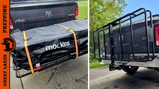 Mockins XXL 70x30 Trailer Hitch Cargo Carrier - Unboxing, Assembly, and Review