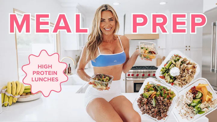 3 high protein MEAL PREP lunches for weight loss | easy meals for the week thumbnail