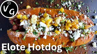 Elote Hotdog - Goldens' Cast Iron Mini Kamado by View to a Grill 997 views 10 months ago 5 minutes, 37 seconds