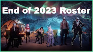 My End of 2023 Roster in Lost Ark