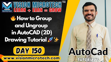 🔥 How to Group and Ungroup in AutoCAD (2D) | AutoCAD Drawing Tutorial 🚀 ✨