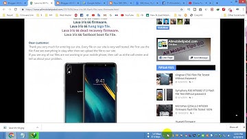 Lava iris 66 Flash File Care Firmware Android 8.1 FRP Fastboot Boot Fix & Hang Logo Stock Rom