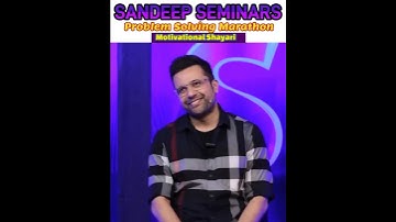 Sandeep sir Seminars Motivational Shayari😊|| Problem Solving Marathon || #shorts #shortfeed #viral