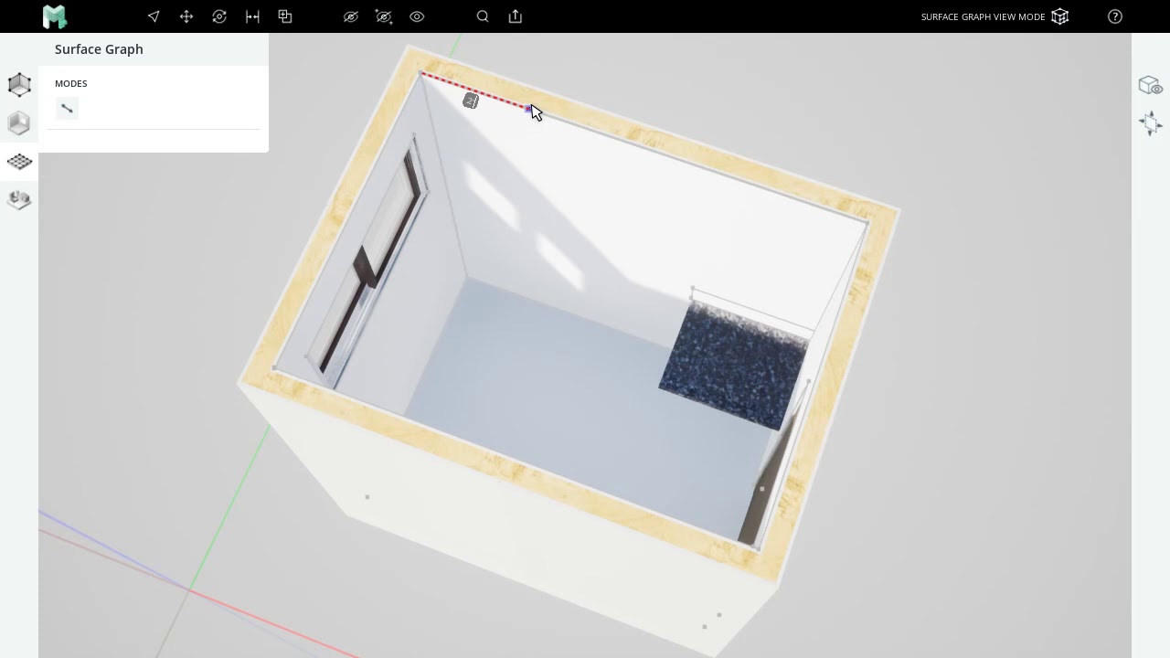 Modumate Tutorials Ch 3 Surface Graphs Draw A Bathroom YouTube