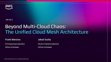 AWS re:Invent 2025 - Beyond Multi-Cloud Chaos: The Unified Cloud Mesh Architecture (ARC332)