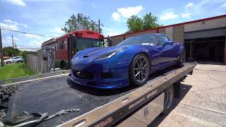 Corvette C67z Is Off To Get Fixed Finally + Drove To Tomball Tx To Deliver To Eurolux Detailing