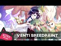 Venti and Decidueye SPEEDPAINT