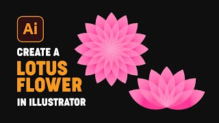 Create a Lotus flower in illustrator screenshot 4