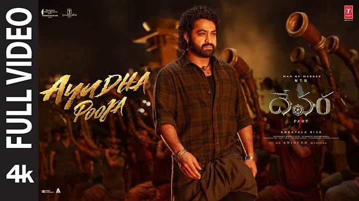 Ayudha Pooja Full Song (Telugu) | Devara | NTR | Koratala Siva | Full Video Song | Fan Made