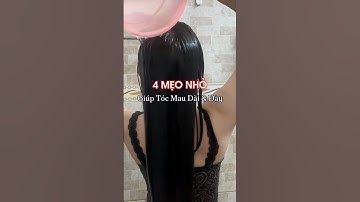 4 MẸO nhỏ giúp tóc mau dài và dày ✨✨ #tocdai #tocday #tockhoe #tocdep #hairtips #thuyhaircare