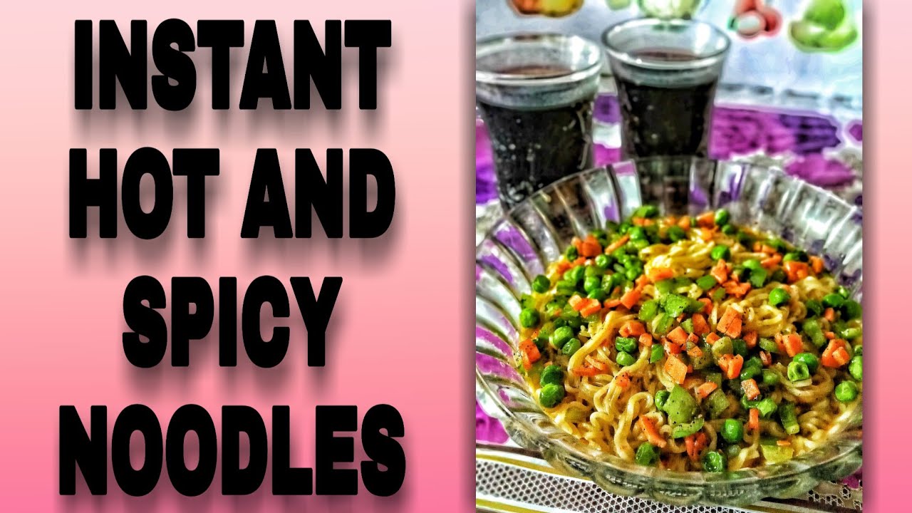 HOW TO MAKE SPICY NOODLES | SOUTH ASIAN STYLE | WITH VEGGIES AND EXTRA
