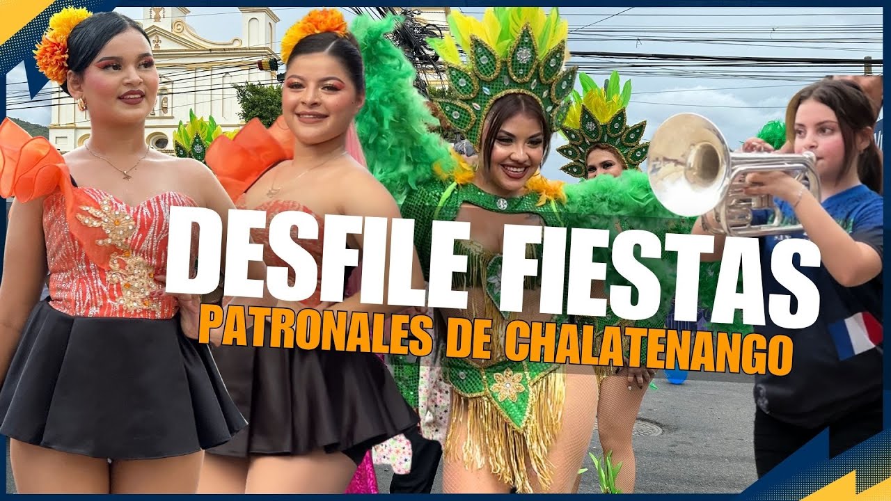Impresionante desfile de correo de las fiestas patronales de Chalatenango.