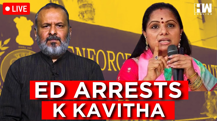 ED Arrests BRS Leader K Kavitha