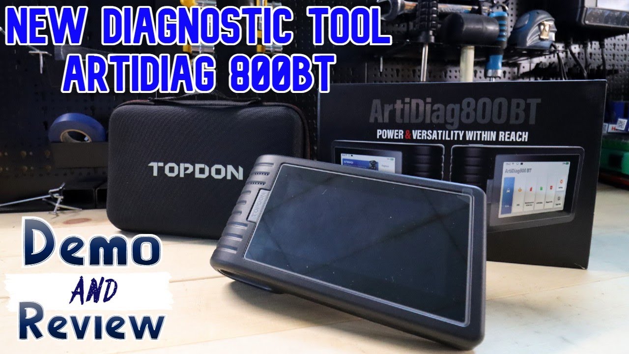 Topdon Artidiag 800BT Diagnostic tool Demo and Review on VW Scirocco. 2021  Top Diagnostic tool 