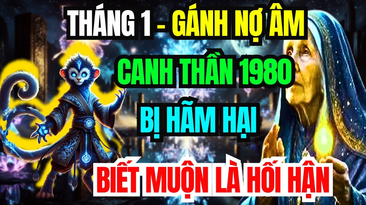 Sự Thật Đáng Sợ: Canh Thân 1980 Tháng 1 ÂL Gánh Nợ Âm Kiểu Gì Cũng Bị Hãm Hại - Biết Muộn Lỡ Cả Đời
