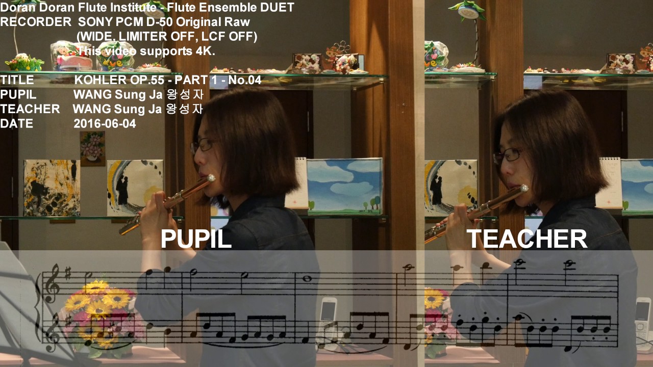 KOHLER Op.55 Part 1 No.04 Pupil And Teacher 25 Progressive Easy