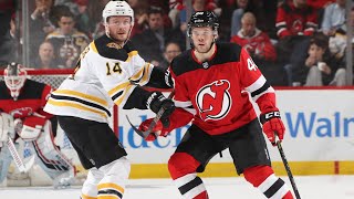Josh Jacobs Plays With Physical Edge in NHL Debut | New Jersey Devils Post Game Josh Jacobs Plays With Physical Edge in NHL Debut | New Jersey Devils Post Game