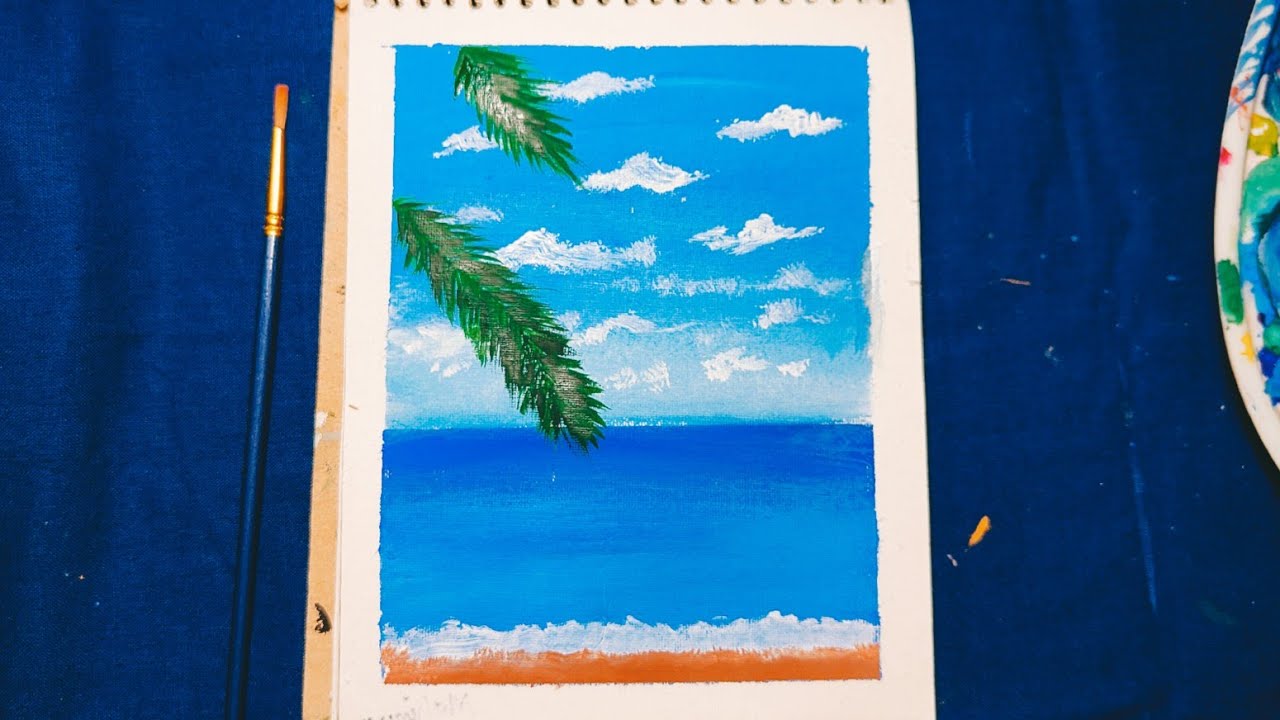 Sea view | Blue sky | Beach art 