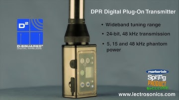 Lectrosonics DPR US Digital Plug On Wireless Microphone Transmitter