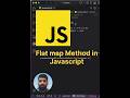 FlatMap method in Javascript | Javascript Interview Question #dsa #coding #javascriptinterview