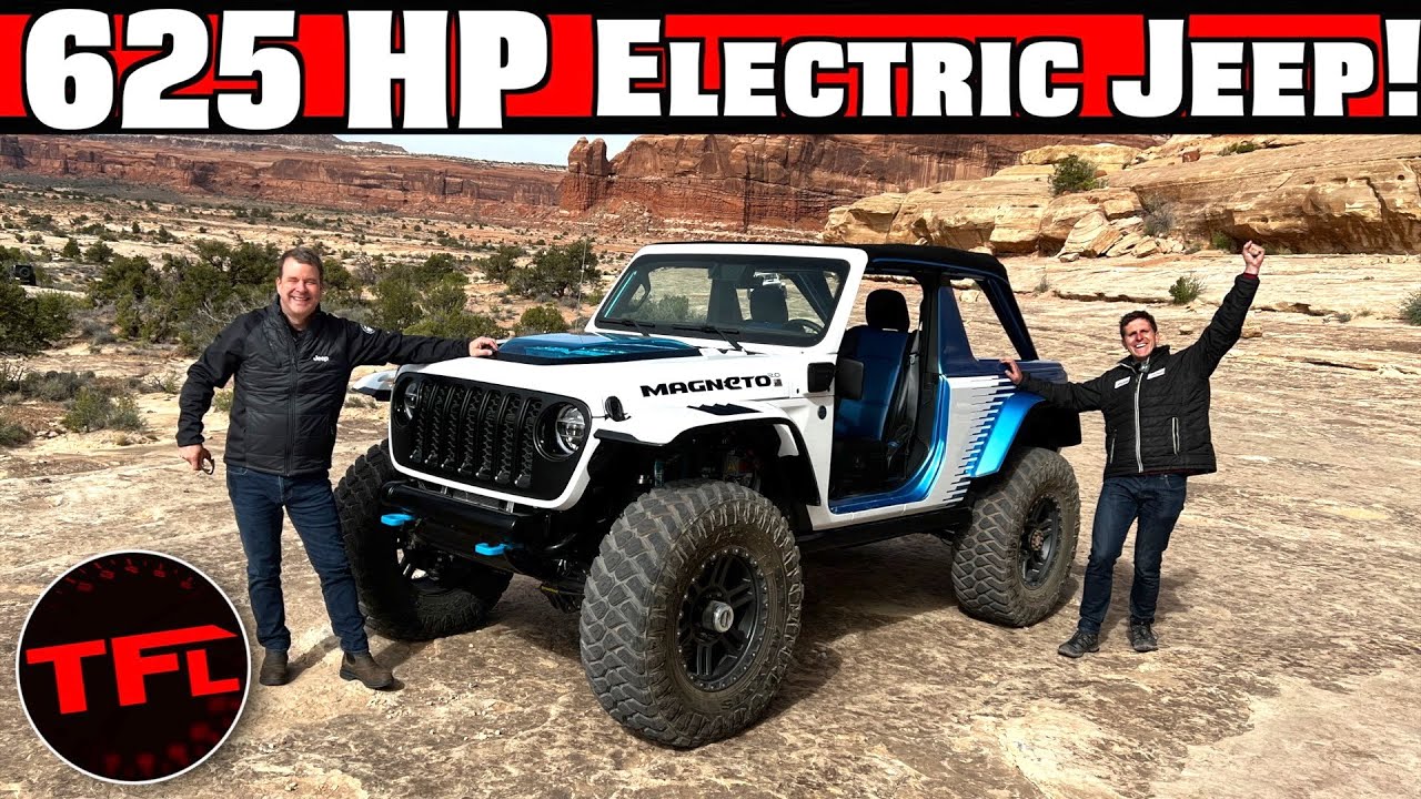 I Off-Road The Fully Electric Wrangler Magneto : Is This The Future Of  Jeep? - YouTube